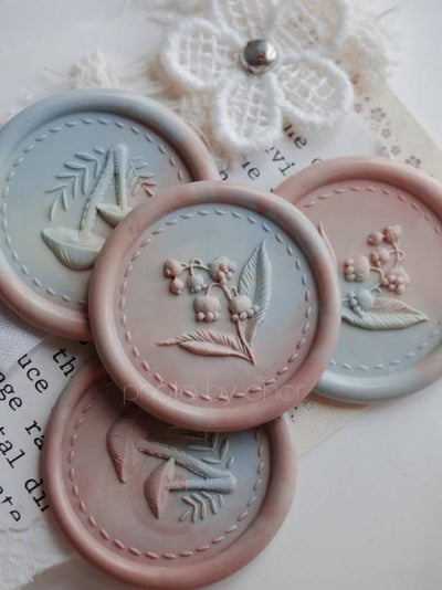 Embroidered Lily Of The Valley Wax Seal Stamp