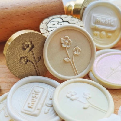 Textured Flower Wax Seal Stamp (Pre-Order)