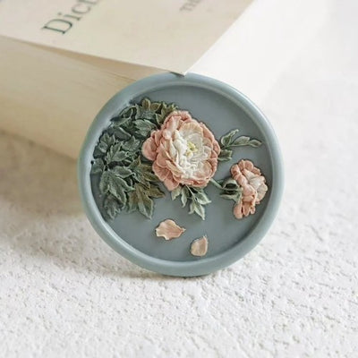 Peony Bloom Wax Seal Stamp (Pre-Order)