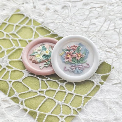 Lily Bouquet Wax Seal Stamp (Pre-Order)