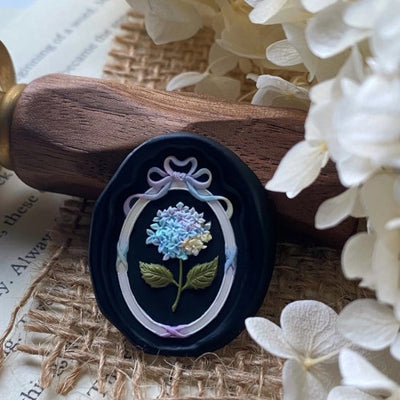 Hydrangea Charm Wax Seal Stamp (Pre-Order)