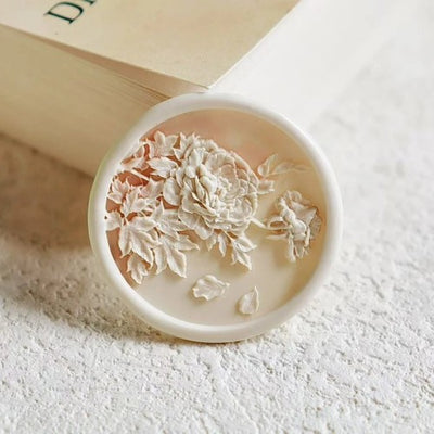 Peony Bloom Wax Seal Stamp (Pre-Order)