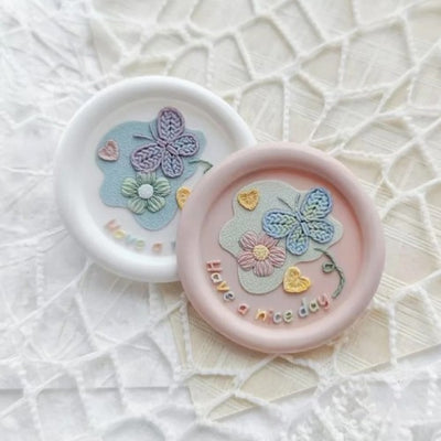 Flutter & Bloom Wax Seal Stamp (Pre-Order)