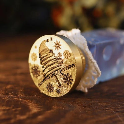 Santa Tree Wax Seal Stamp (Pre-0rder)