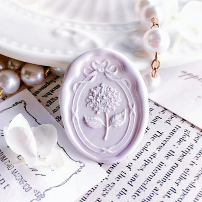 Hydrangea Charm Wax Seal Stamp (Pre-Order)