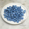 Ice Blue Wax Seal Beads