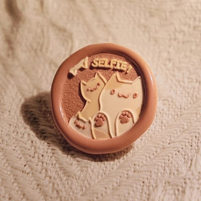 Cat Selfie Wax Seal Stamp (Pre-Order)