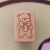 Gentleman Bear Rubber Stamp